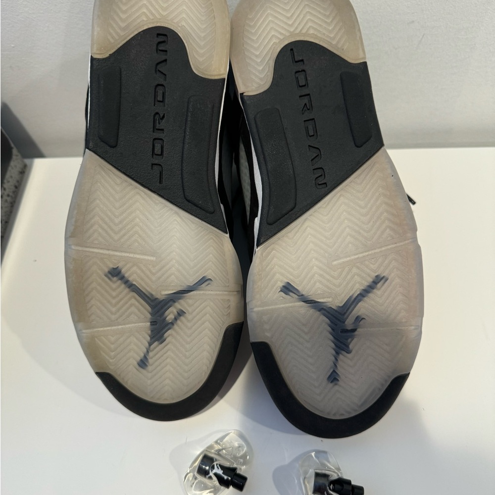 Air Jordan Retro 5 GS Oreo 5Y Moonlight Black/White nike boys - Picture 4 of 7